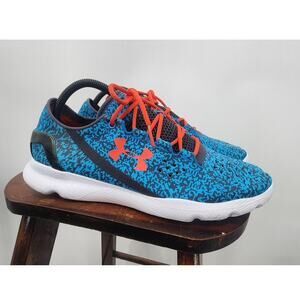 Under Armour SpeedForm Apollo Graphic LL Running Sneakers Shoe Electric Blue 9.5